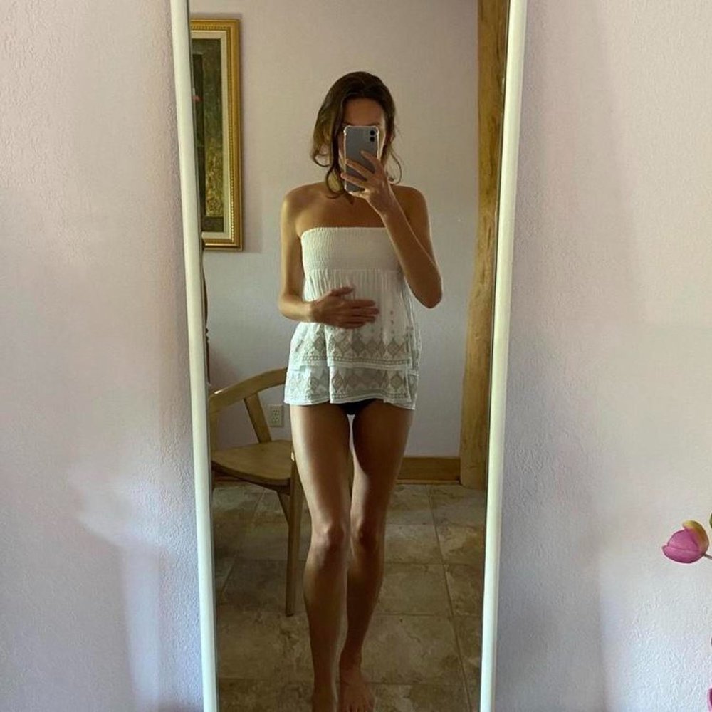 Tube style strapless top from White House Black Market